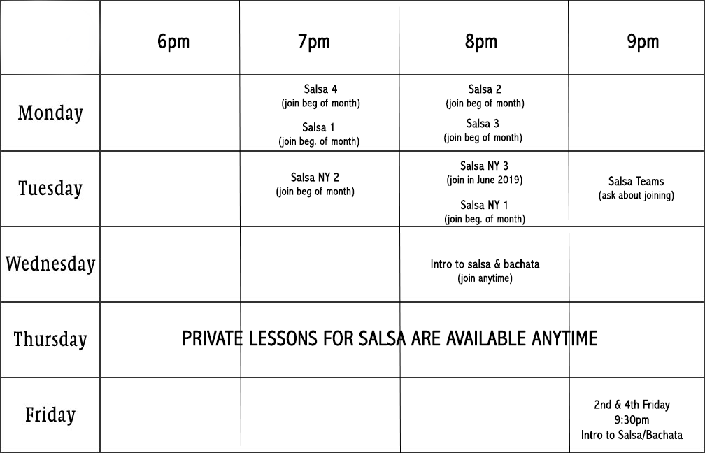Salsa Dance Lessons for Adults at DF Dance Studio near me
